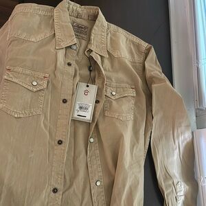 Boys button down country style shirt